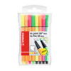 Micropunta/Felpa, Point 88 Mini + Pen 68 Mini, Estuche x 8. Colores Neon